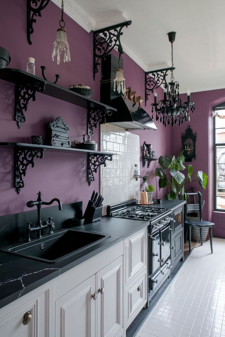 Dark kitchen